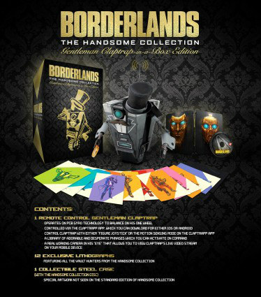 Borderlands The Handsome Collection Gentleman Claptrap-in-a-Box Edition