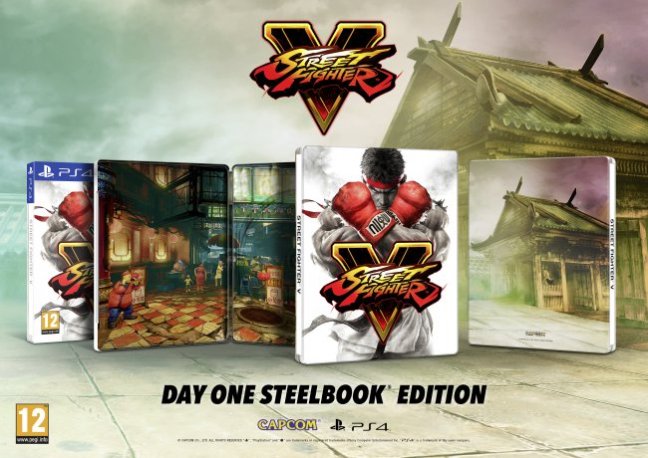 street fighter v steelbook edition