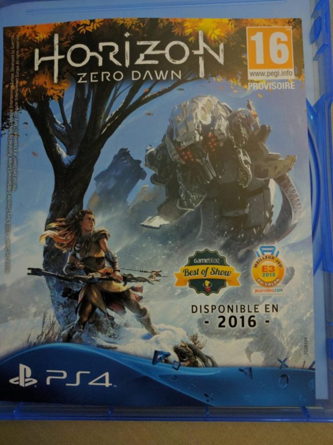 horizon zero dawn release 2016