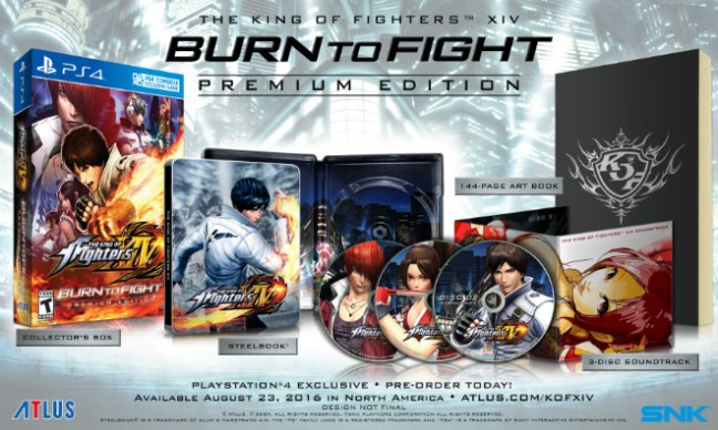 The king of fighters xiv burn to fight premium edition